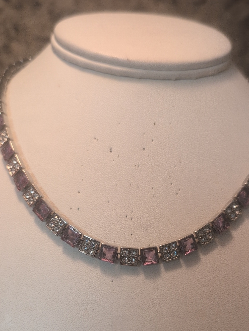 Vintage 1950 Monet Tennis Necklace